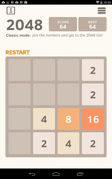 2048 Number Puzzle game v6.46